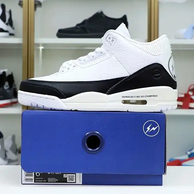 DESIGN JORDAN 3 'WHITE' Kimikick AIR RETRO SP X FRAGMENT 0523